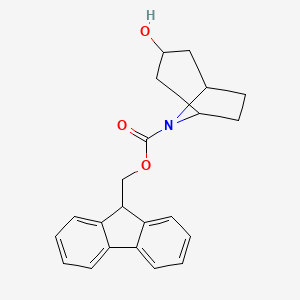 9H-fluoren-9-ylmethyl 3-hydroxy-8-azabicyclo[3.2.1]octane-8-carboxylate