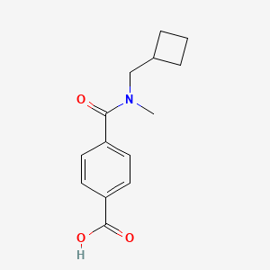4-[(Cyclobutylmethyl)(methyl)carbamoyl]benzoic acid