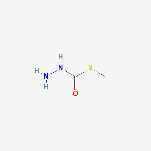 molecular formula C2H6N2OS B14452410 S-Methyl hydrazinecarbothioate CAS No. 74585-83-4