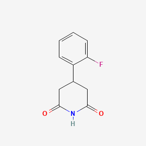 4-(2-Fluorophenyl)piperidine-2,6-dione