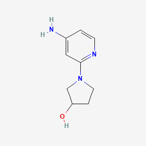 1-(4-Aminopyridin-2-yl)pyrrolidin-3-ol