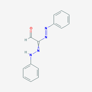molecular formula C14H12N4O B14452501 [(E)-Phenyldiazenyl](2-phenylhydrazinylidene)acetaldehyde CAS No. 74119-53-2