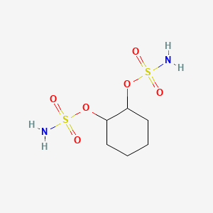 molecular formula C6H14N2O6S2 B14452550 Sulfamic acid, 1,2-cyclohexanediyl ester CAS No. 77658-11-8