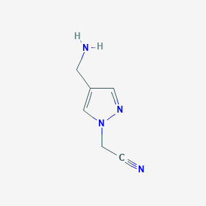 2-(4-(Aminomethyl)-1H-pyrazol-1-yl)acetonitrile