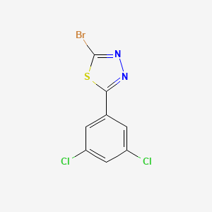 2-Bromo-5-(3,5-dichlorophenyl)-1,3,4-thiadiazole