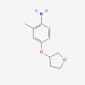 2-Methyl-4-(oxolan-3-yloxy)aniline
