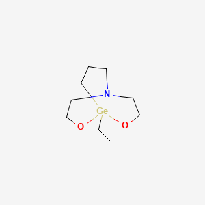 molecular formula C9H19GeNO2 B14452696 1-Ethyl-2,8-dioxa-5-aza-1-germabicyclo[3.3.3]undecane CAS No. 78645-25-7