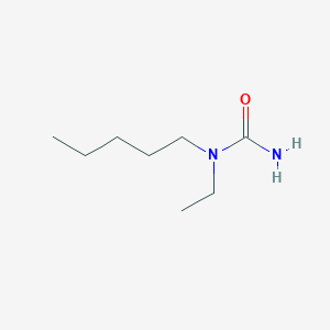 molecular formula C8H18N2O B14452706 N-Ethyl-N-pentylurea CAS No. 77464-10-9