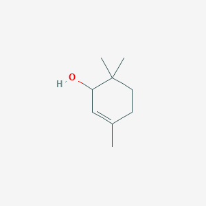 molecular formula C9H16O B14452707 3,6,6-Trimethyl-cyclohex-2-enol CAS No. 73741-62-5