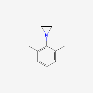 molecular formula C10H13N B14452730 N-(2,6-Dimethylphenyl)aziridine CAS No. 78376-90-6