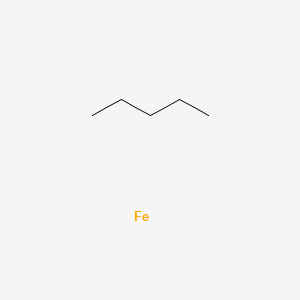molecular formula C5H12Fe B14452744 Iron;pentane CAS No. 74910-62-6
