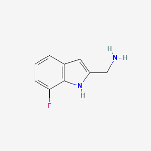 (7-Fluoro-1H-indol-2-yl)methanamine