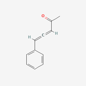 molecular formula C11H10O B14452828 3,4-Pentadien-2-one, 5-phenyl- CAS No. 74143-89-8