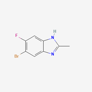 5-bromo-6-fluoro-2-methyl-1H-1,3-benzodiazole