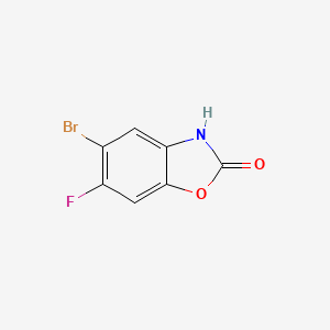 5-Bromo-6-fluoro-2,3-dihydro-1,3-benzoxazol-2-one
