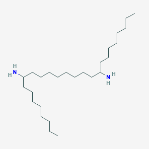 molecular formula C26H56N2 B14452861 Hexacosane-9,18-diamine CAS No. 75897-72-2