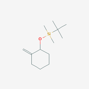 molecular formula C13H26OSi B14452926 tert-Butyl(dimethyl)[(2-methylidenecyclohexyl)oxy]silane CAS No. 72726-56-8