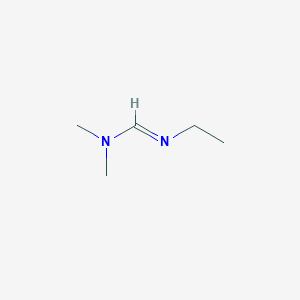 molecular formula C5H12N2 B14452928 Methanimidamide, N'-ethyl-N,N-dimethyl- CAS No. 74119-36-1