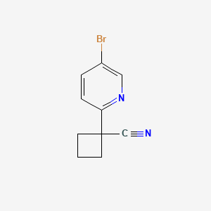 1-(5-Bromopyridin-2-YL)cyclobutanecarbonitrile