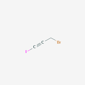 molecular formula C3H2BrI B14452976 3-Bromo-1-iodoprop-1-yne CAS No. 77190-22-8