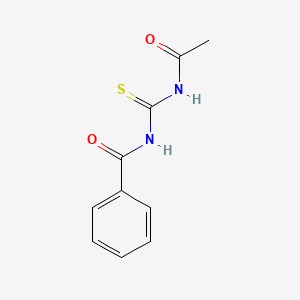 molecular formula C10H10N2O2S B14453034 N-(Acetylcarbamothioyl)benzamide CAS No. 74346-74-0