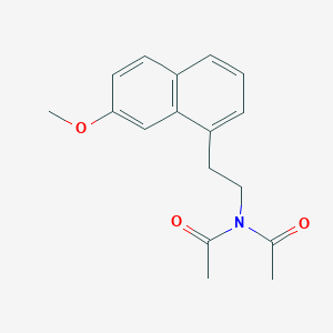 molecular formula C17H19NO3 B1445304 N-Acetyl-N-(2-(7-methoxynaphthalen-1-yl)ethyl)acetamide CAS No. 1379005-34-1