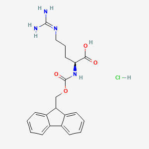 molecular formula C21H25ClN4O4 B1445305 Fmoc-Arg-OH.HCl CAS No. 131669-11-9