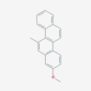 molecular formula C20H16O B14453078 2-Methoxy-11-methylchrysene CAS No. 77028-91-2
