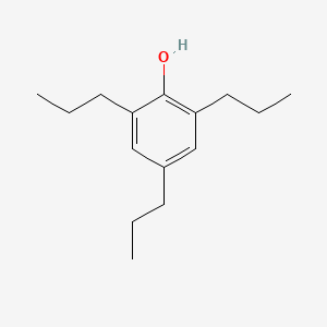 molecular formula C15H24O B14453102 2,4,6-Tripropylphenol CAS No. 74663-50-6