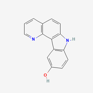 molecular formula C15H10N2O B14453108 7H-Pyrido(3,2-c)carbazol-10-ol CAS No. 75413-43-3