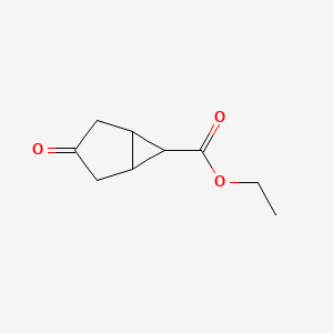 molecular formula C9H12O3 B1445311 Ethyl 3-oxobicyclo[3.1.0]hexane-6-carboxylate CAS No. 1515923-85-9