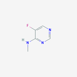 molecular formula C5H6FN3 B1445315 5-fluoro-N-methylpyrimidin-4-amine CAS No. 1353101-60-6