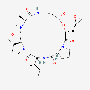 molecular formula C29H47N5O8 B14453159 Destruxin DE CAS No. 76689-14-0