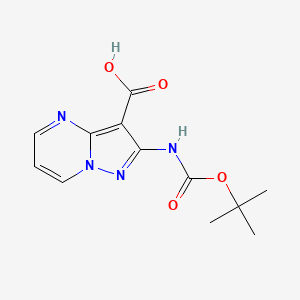 2-((tert-Butoxycarbonyl)amino)pyrazolo[1,5-a]pyrimidine-3-carboxylic acid