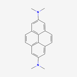 molecular formula C20H20N2 B14453165 N~2~,N~2~,N~7~,N~7~-Tetramethylpyrene-2,7-diamine CAS No. 78687-15-7