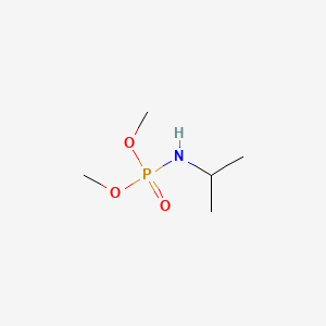 molecular formula C5H14NO3P B14453198 Phosphoramidic acid, (1-methylethyl)-, dimethyl ester CAS No. 74124-43-9