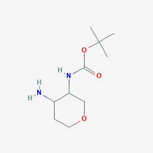4-Amino-3-(boc-amino)-tetrahydro-2H-pyran