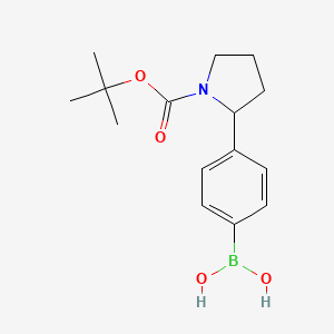 4-(1-Boc-pyrrolidin-2-yl)benzeneboronic acid