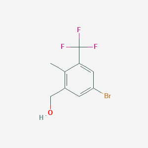 [5-Bromo-2-methyl-3-(trifluoromethyl)phenyl]methanol