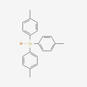 molecular formula C21H21BrGe B14453280 Bromotris(4-methylphenyl)germane CAS No. 72454-26-3