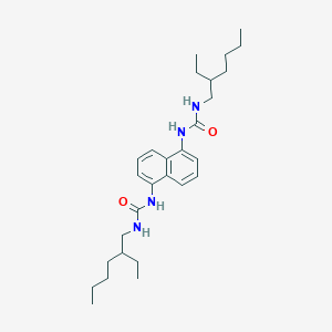 molecular formula C28H44N4O2 B14453314 N,N'-Naphthalene-1,5-diylbis[N'-(2-ethylhexyl)urea] CAS No. 75396-16-6