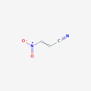 molecular formula C3H2N2O2 B14453331 3-Nitroprop-2-enenitrile CAS No. 76954-16-0