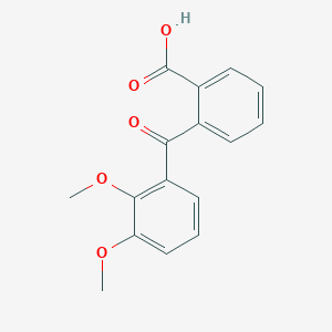 molecular formula C16H14O5 B14453360 2-(2,3-Dimethoxybenzoyl)benzoic acid CAS No. 76250-92-5