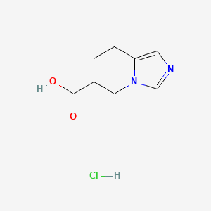 5H,6H,7H,8H-imidazo[1,5-a]pyridine-6-carboxylic acid hydrochloride