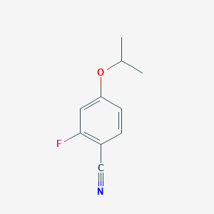 molecular formula C10H10FNO B1445348 2-Fluoro-4-isopropoxy-benzonitrile CAS No. 1369881-23-1
