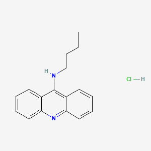 molecular formula C17H19ClN2 B14453528 9-Butylaminoacridine hydrochloride CAS No. 74054-24-3