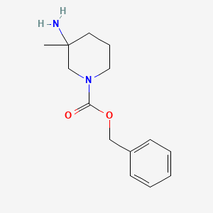 Benzyl 3-amino-3-methylpiperidine-1-carboxylate