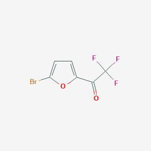 molecular formula C6H2BrF3O2 B1445361 1-(5-溴呋喃-2-基)-2,2,2-三氟乙酮 CAS No. 34773-56-3