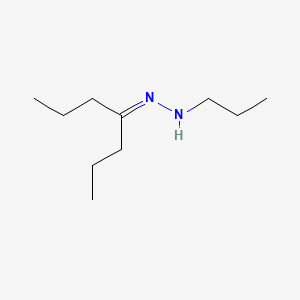 molecular formula C10H22N2 B14453610 Di-n-propyl ketone n-propylhydrazone CAS No. 76754-44-4