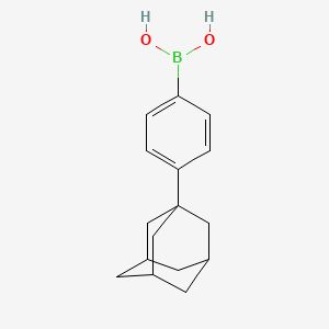 molecular formula C16H21BO2 B1445365 [4-(Adamantan-1-yl)phenyl]boronic acid CAS No. 1527479-23-7